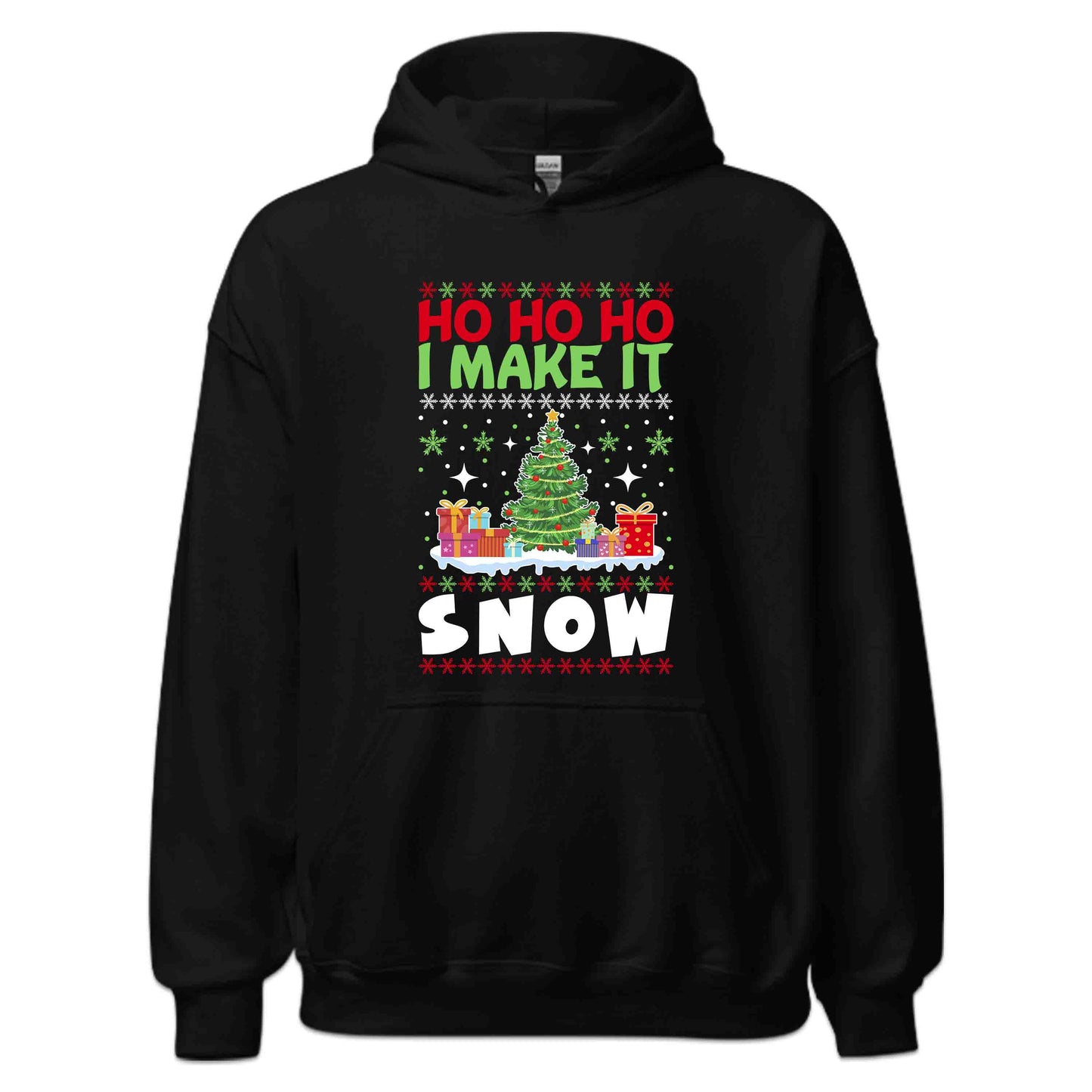 Ho Ho Ho I Make The Snow Christmas Tree Festive Xmas | PRODUCT CODE: HOMKEHSNWCR