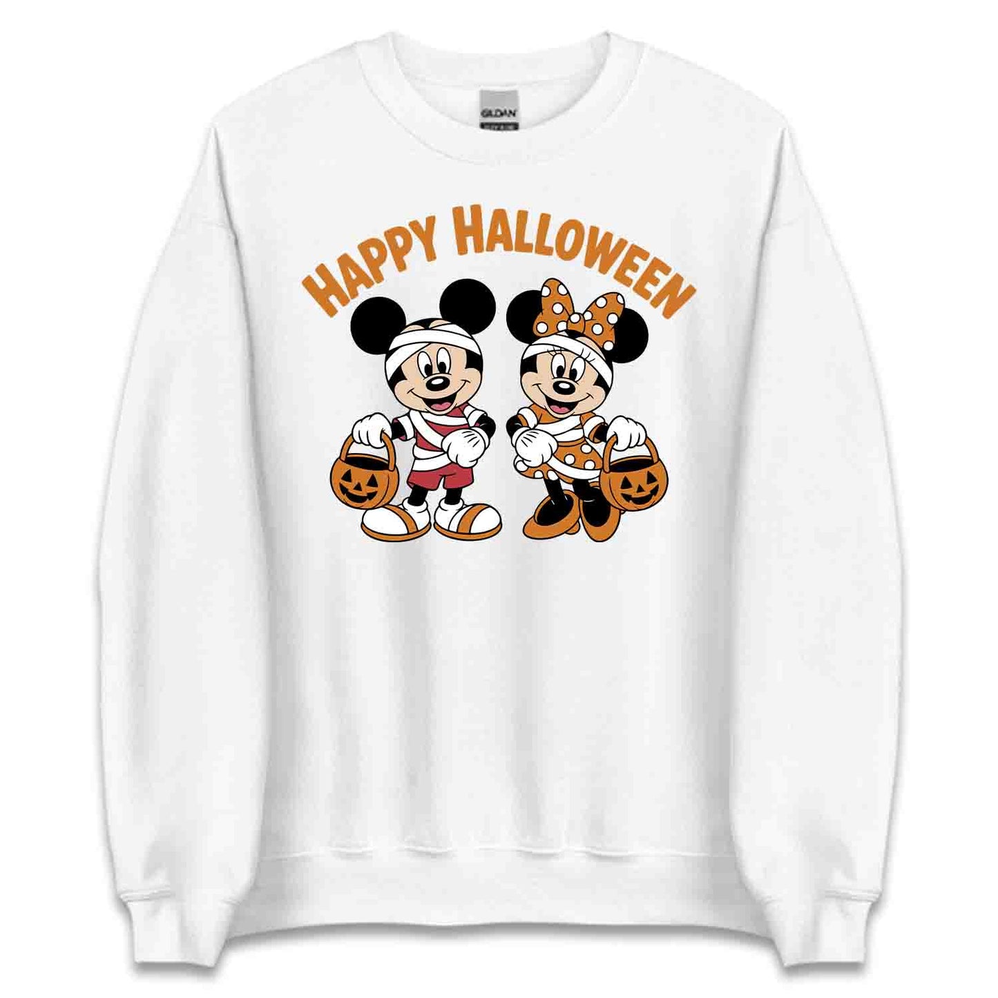 Happy Halloween Mummy Duo T-Shirt, Mickey & Minnie Sweatshirt, Disney Trick-or-Treat Hoodie | PRODUCT CODE: HORQWVDUM