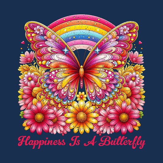 Happiness Butterfly Groovy Positive Vibes | PRODUCT CODE: HPNSIBTRFL