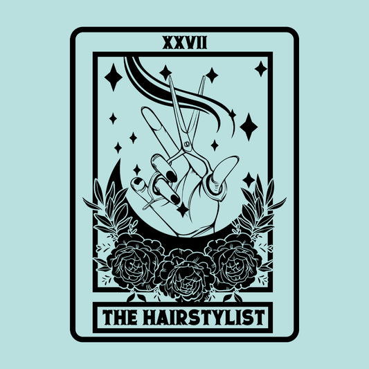 The Hairstylist Tarot Card Mystical Salon | PRODUCT CODE: HRISTRAOTC