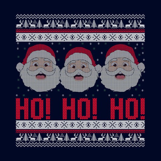 Ho Ho Ho Santa Claus Ugly Christmas Festive Xmas | PRODUCT CODE: HUGLYCHRTSN