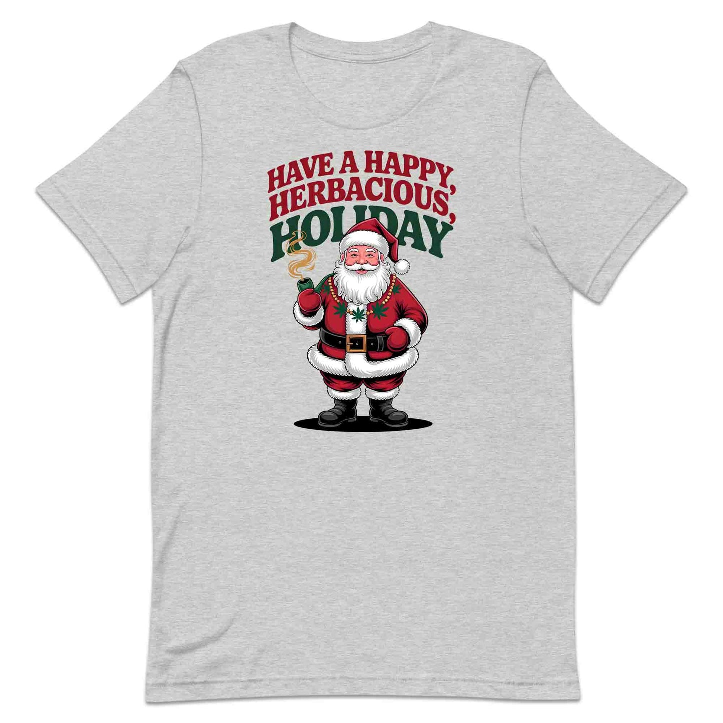Have a Happy Herbaceous Holiday T-Shirt, Stoner Christmas Sweatshirt, Cannabis Xmas Hoodie | PRODUCT CODE: HVBSADJIDX
