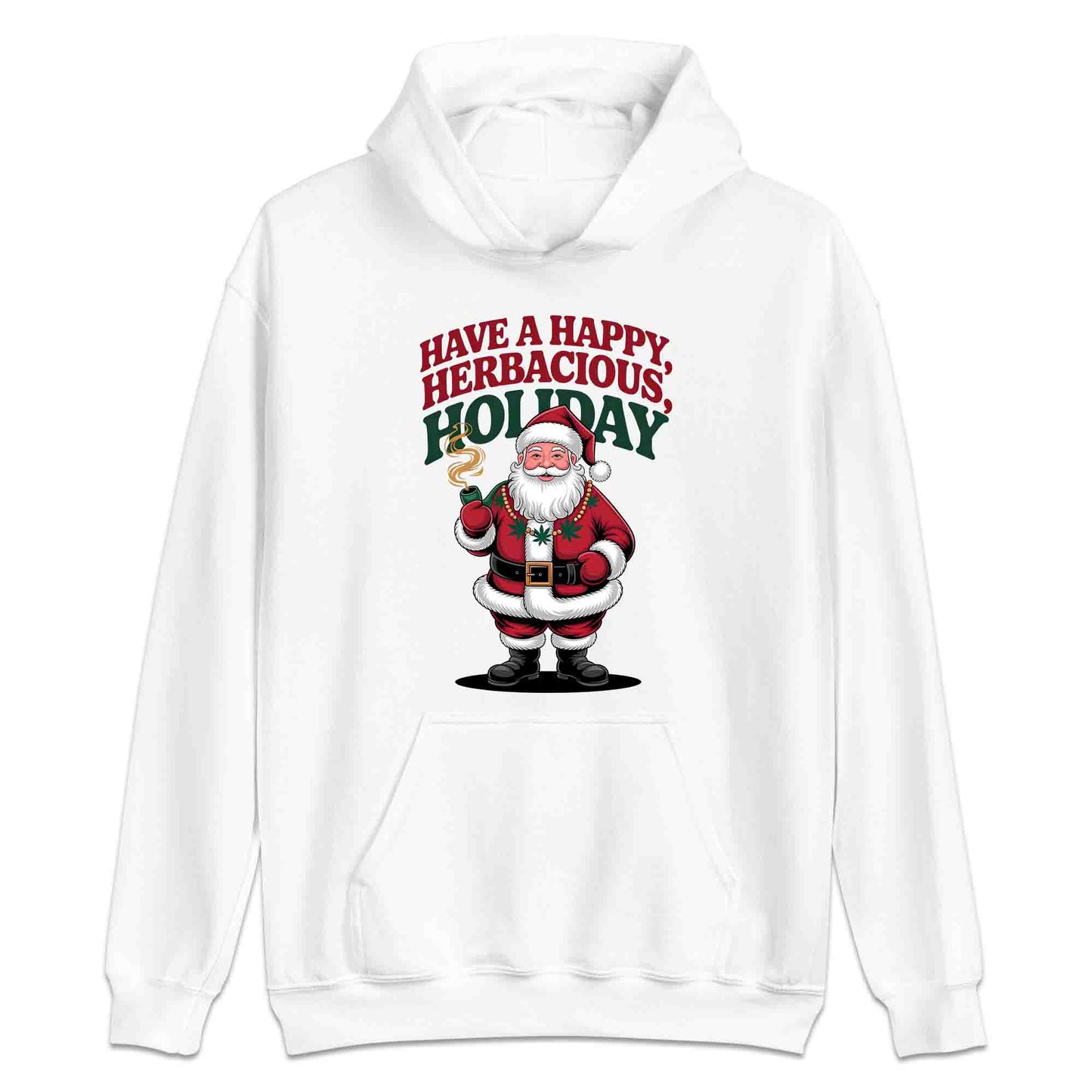 Have a Happy Herbaceous Holiday T-Shirt, Stoner Christmas Sweatshirt, Cannabis Xmas Hoodie | PRODUCT CODE: HVBSADJIDX