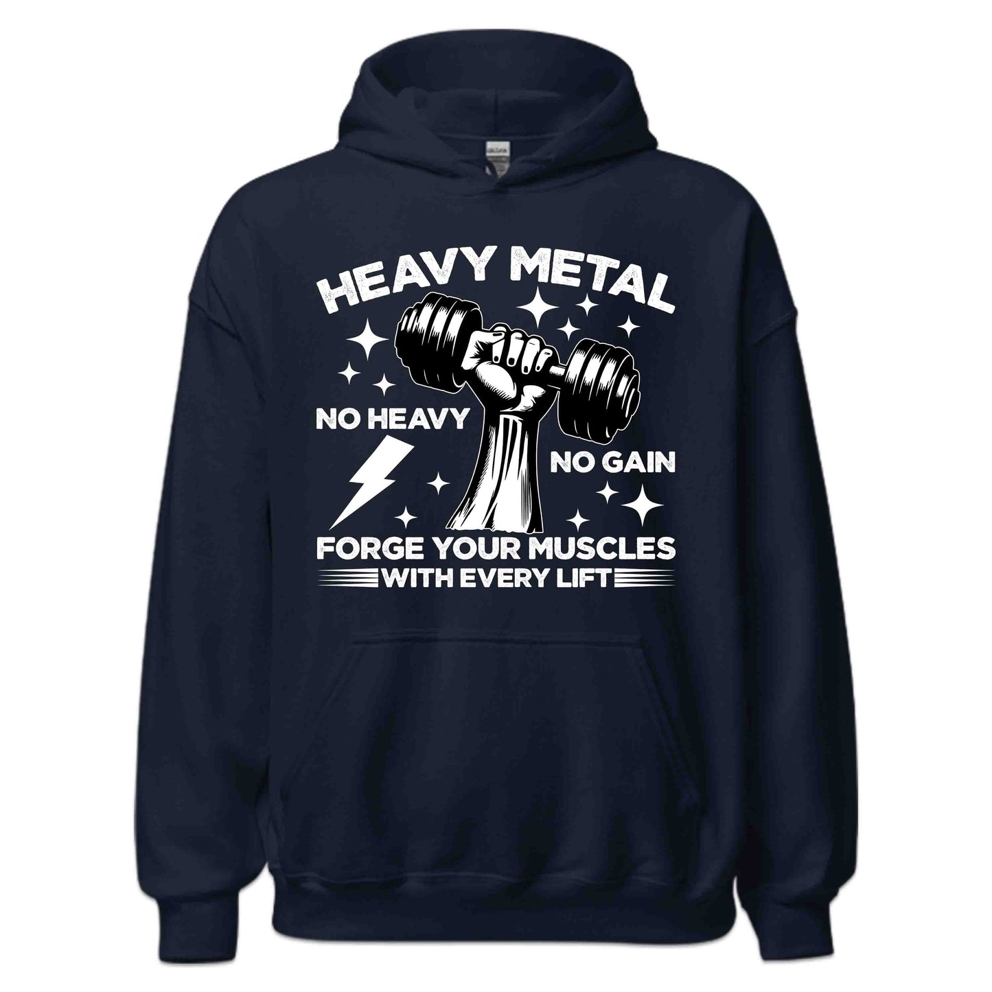 Heavy Metal Dumbbell Workout Motivational Gym | PRODUCT CODE: HYVDMBLMETAG