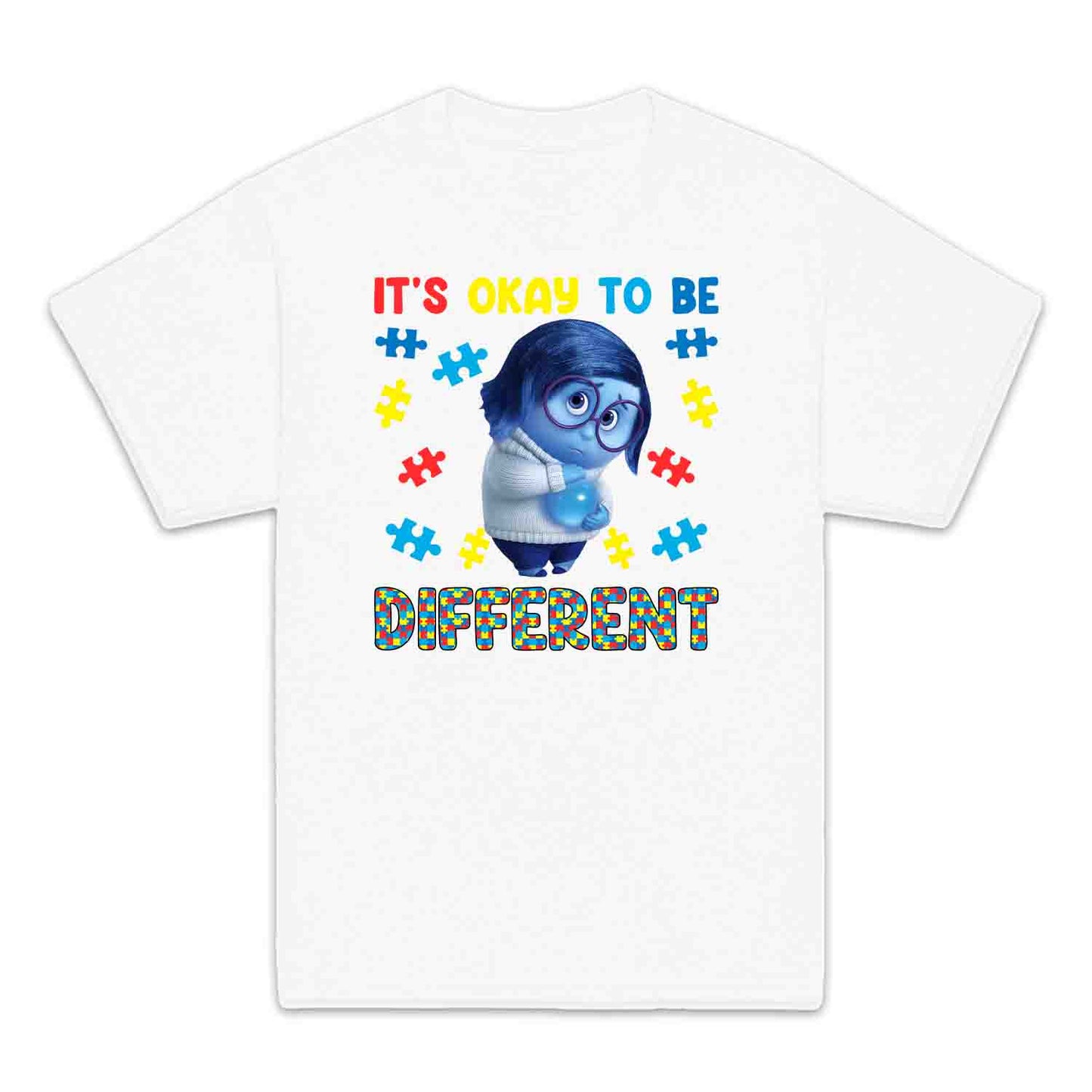 Inside Out Sadness Autism Kids T-Shirt | Inclusive Pixar Support Jumper | Puzzle Piece Hoodie | PRODUCT CODE: INSDGDQWJK