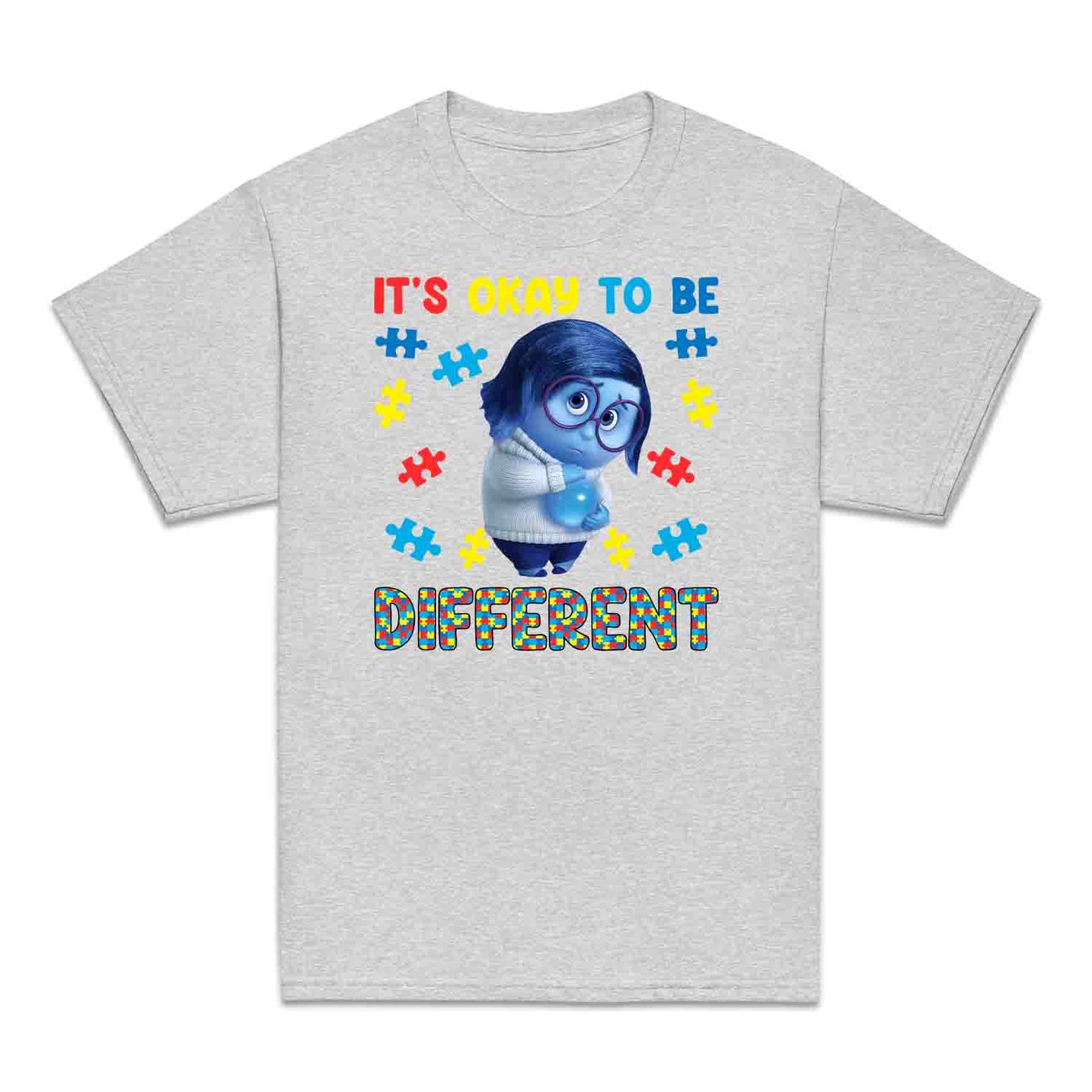 Inside Out Sadness Autism Kids T-Shirt | Inclusive Pixar Support Jumper | Puzzle Piece Hoodie | PRODUCT CODE: INSDGDQWJK