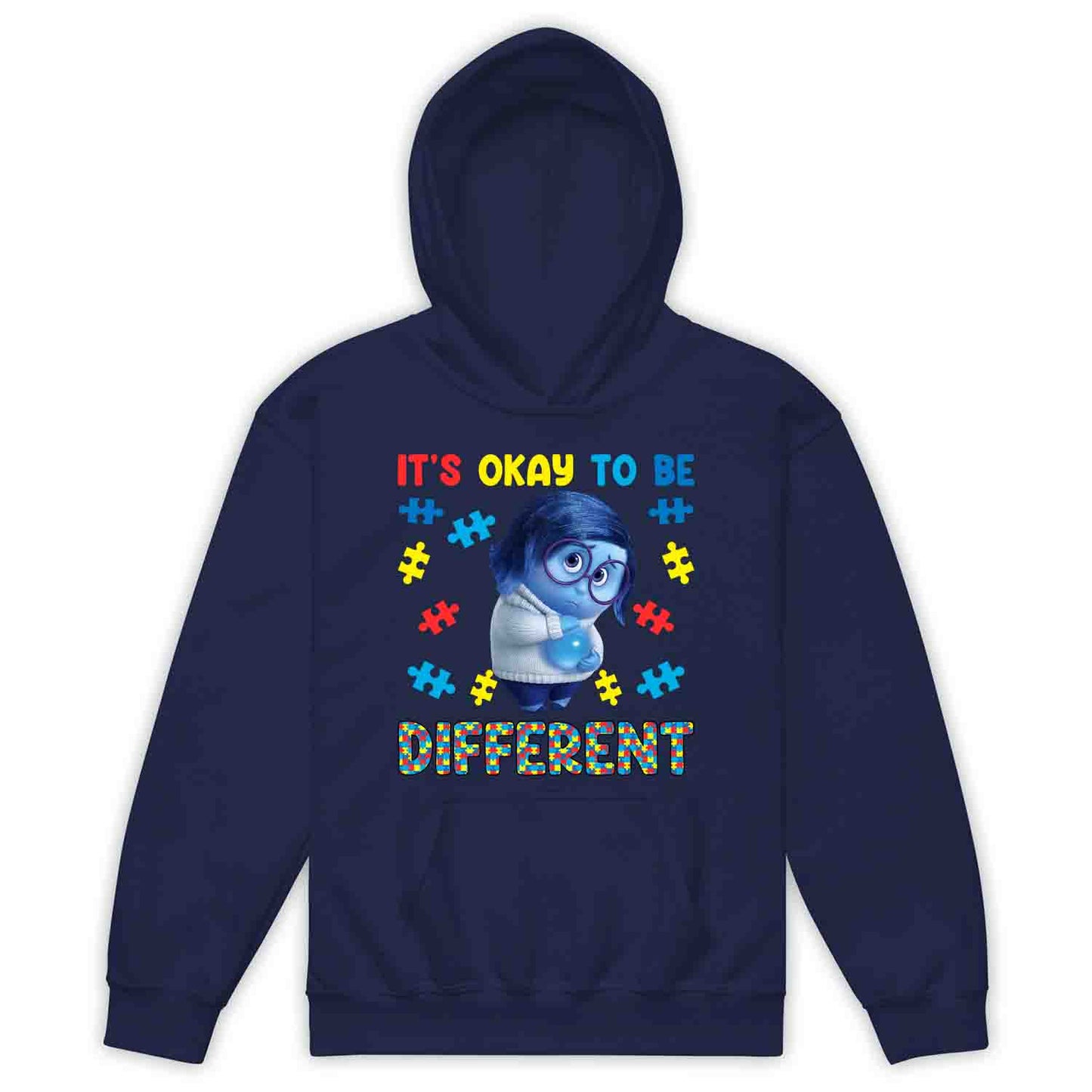Inside Out Sadness Autism Kids T-Shirt | Inclusive Pixar Support Jumper | Puzzle Piece Hoodie | PRODUCT CODE: INSDGDQWJK