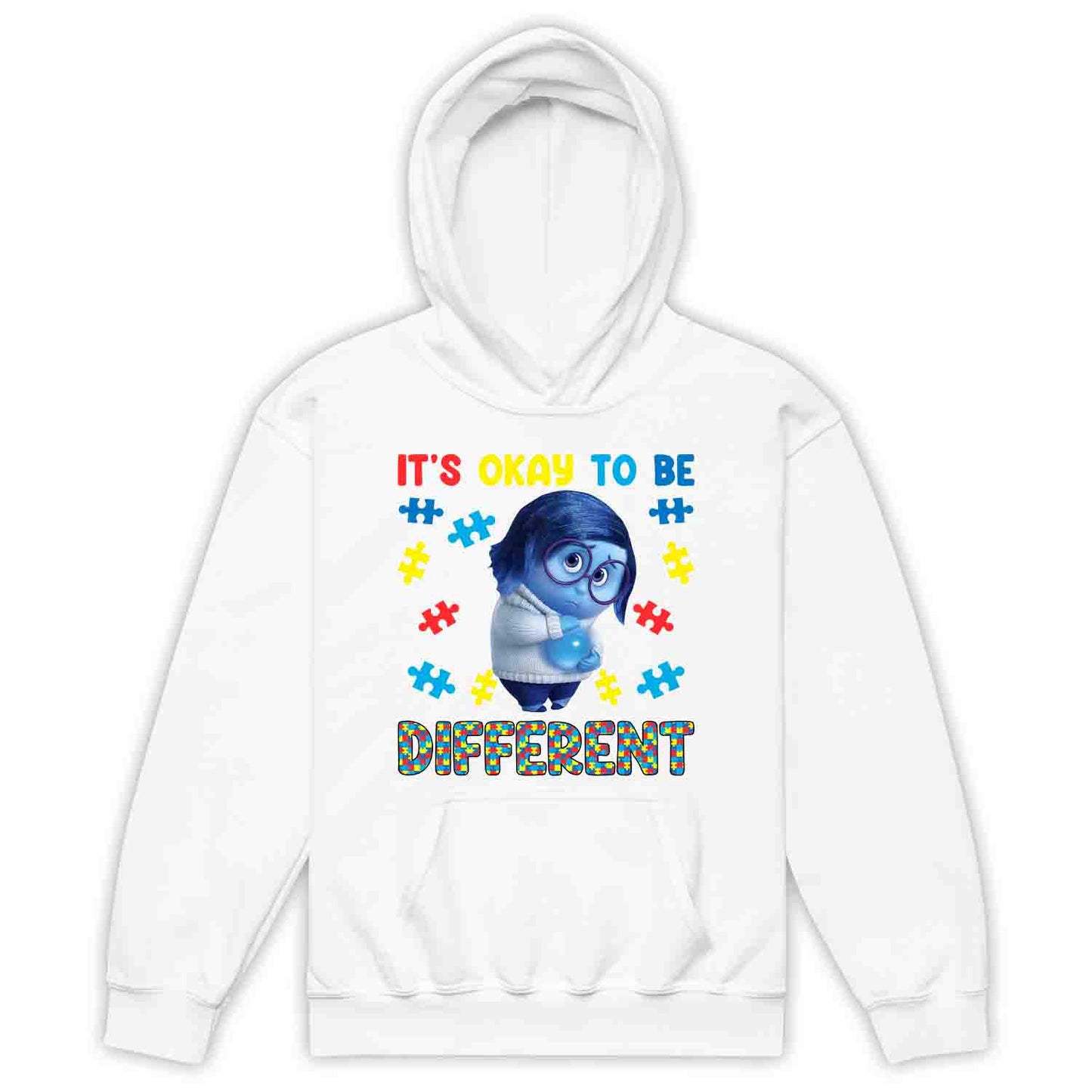 Inside Out Sadness Autism Kids T-Shirt | Inclusive Pixar Support Jumper | Puzzle Piece Hoodie | PRODUCT CODE: INSDGDQWJK