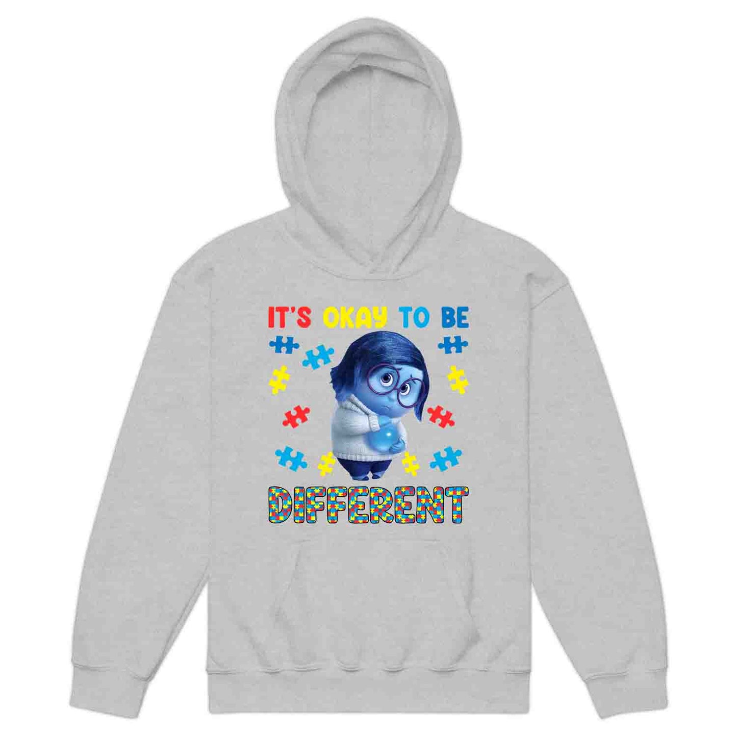Inside Out Sadness Autism Kids T-Shirt | Inclusive Pixar Support Jumper | Puzzle Piece Hoodie | PRODUCT CODE: INSDGDQWJK