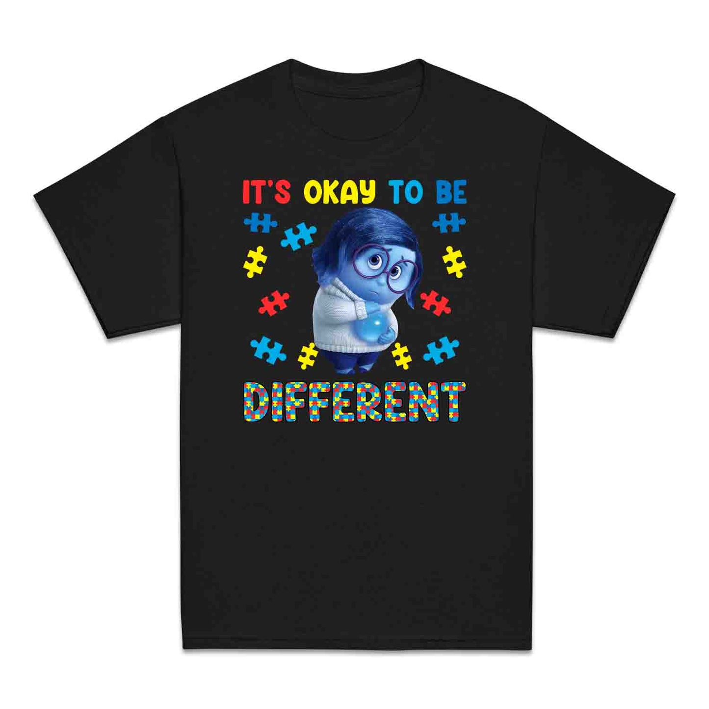 Inside Out Sadness Autism Kids T-Shirt | Inclusive Pixar Support Jumper | Puzzle Piece Hoodie | PRODUCT CODE: INSDGDQWJK