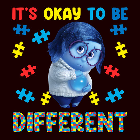 Inside Out Sadness Autism T-Shirt | Inclusive Pixar Support Jumper | Puzzle Piece Hoodie | PRODUCT CODE: INSDGDQWJK