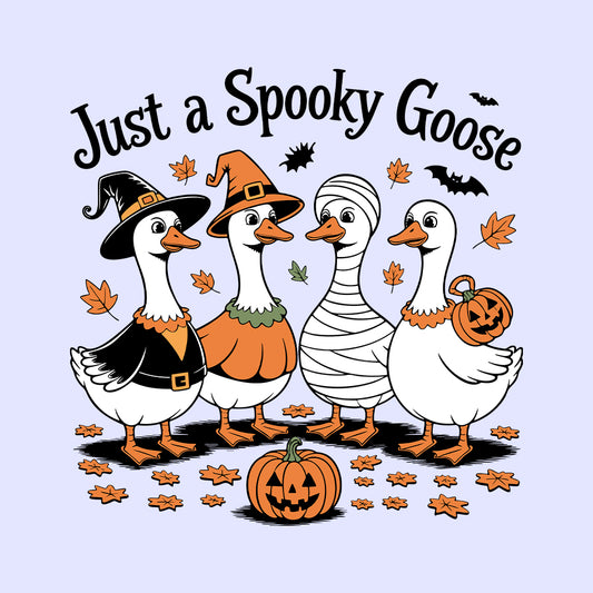 Spooky Goose T-Shirt, Adorable Geese Sweatshirt, Fall Festivities Hoodie | PRODUCT CODE: JADTCXIORB
