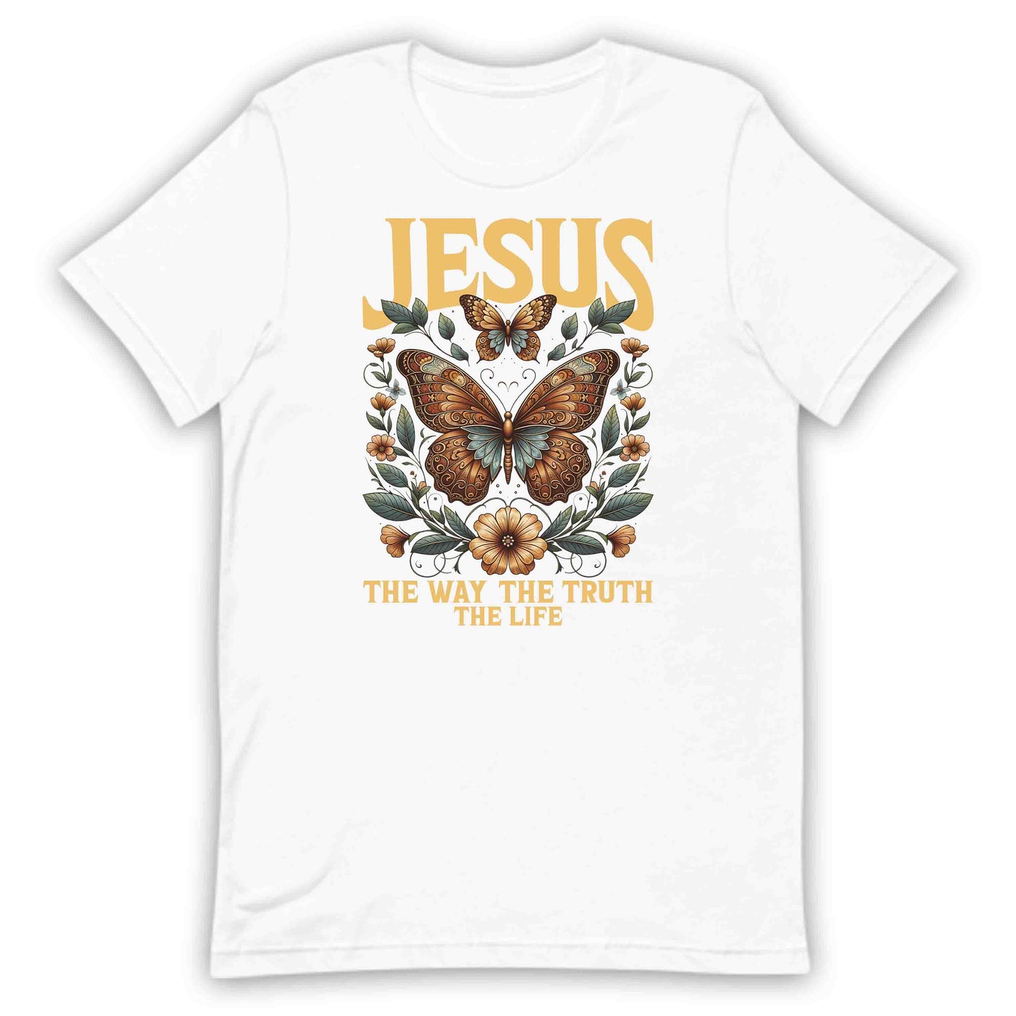 Jesus Butterfly The Way The Truth The Life Christian Floral and Spiritual | PRODUCT CODE: JETHEYRULF