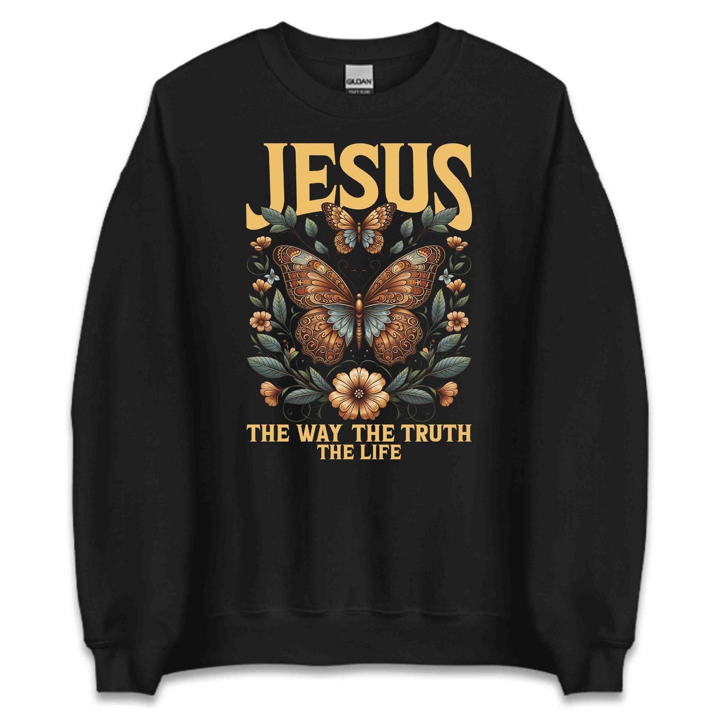 Jesus Butterfly The Way The Truth The Life Christian Floral and Spiritual | PRODUCT CODE: JETHEYRULF