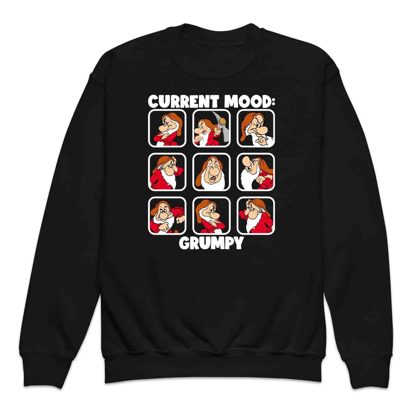 Disney Grumpy Dwarf Mood Kids T-Shirt, Jumper & Hoodie – “Current Mood: Grumpy” Humor Gift for Disney Lovers | PRODUCT CODE: JHSDFBWE