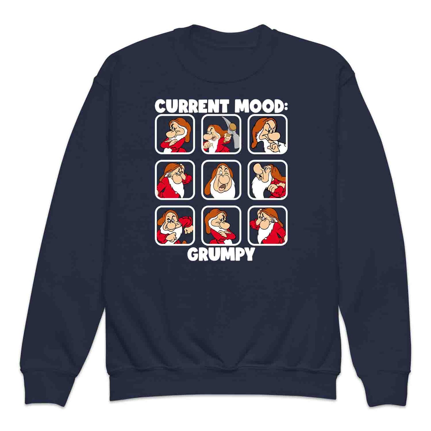 Disney Grumpy Dwarf Mood Kids T-Shirt, Jumper & Hoodie – “Current Mood: Grumpy” Humor Gift for Disney Lovers | PRODUCT CODE: JHSDFBWE