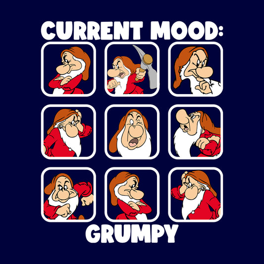 Disney Grumpy Dwarf Mood Kids T-Shirt, Jumper & Hoodie – “Current Mood: Grumpy” Humor Gift for Disney Lovers | PRODUCT CODE: JHSDFBWE