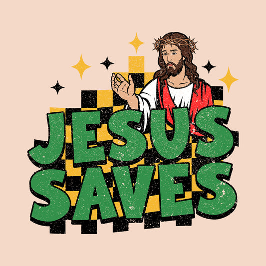 Jesus Saves Christian Christmas Religious Holiday Faith-Based Xmas | PRODUCT CODE: JSVCHTNMARGL