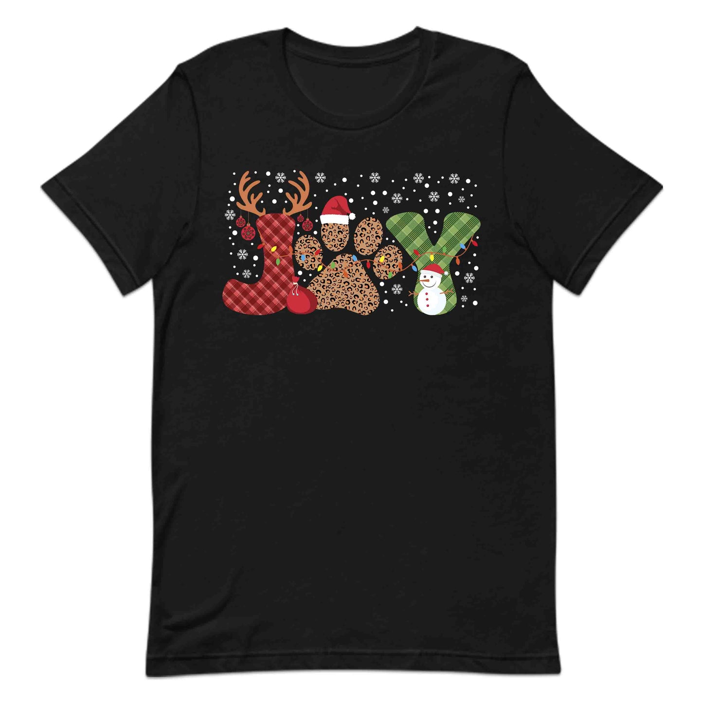 Joy Christmas Paw Print Holiday Pet Lover Xmas | PRODUCT CODE: JYOCHRPWATM