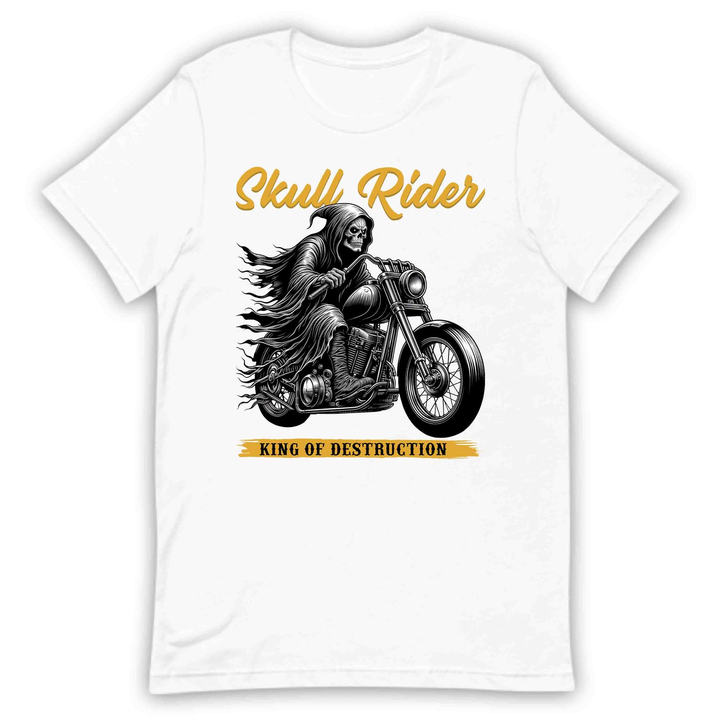 King of Destruction Biker Gothic Skull Rider | PRODUCT CODE: KGNDTRBQOAHW