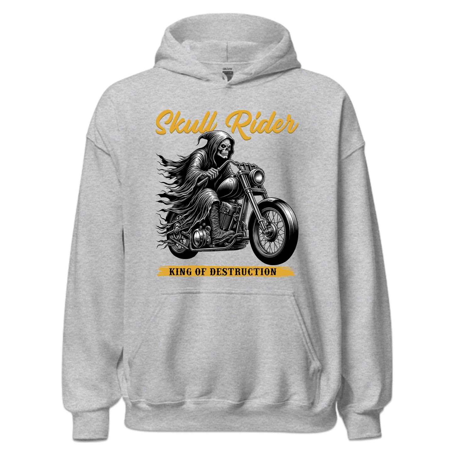 King of Destruction Biker Gothic Skull Rider | PRODUCT CODE: KGNDTRBQOAHW