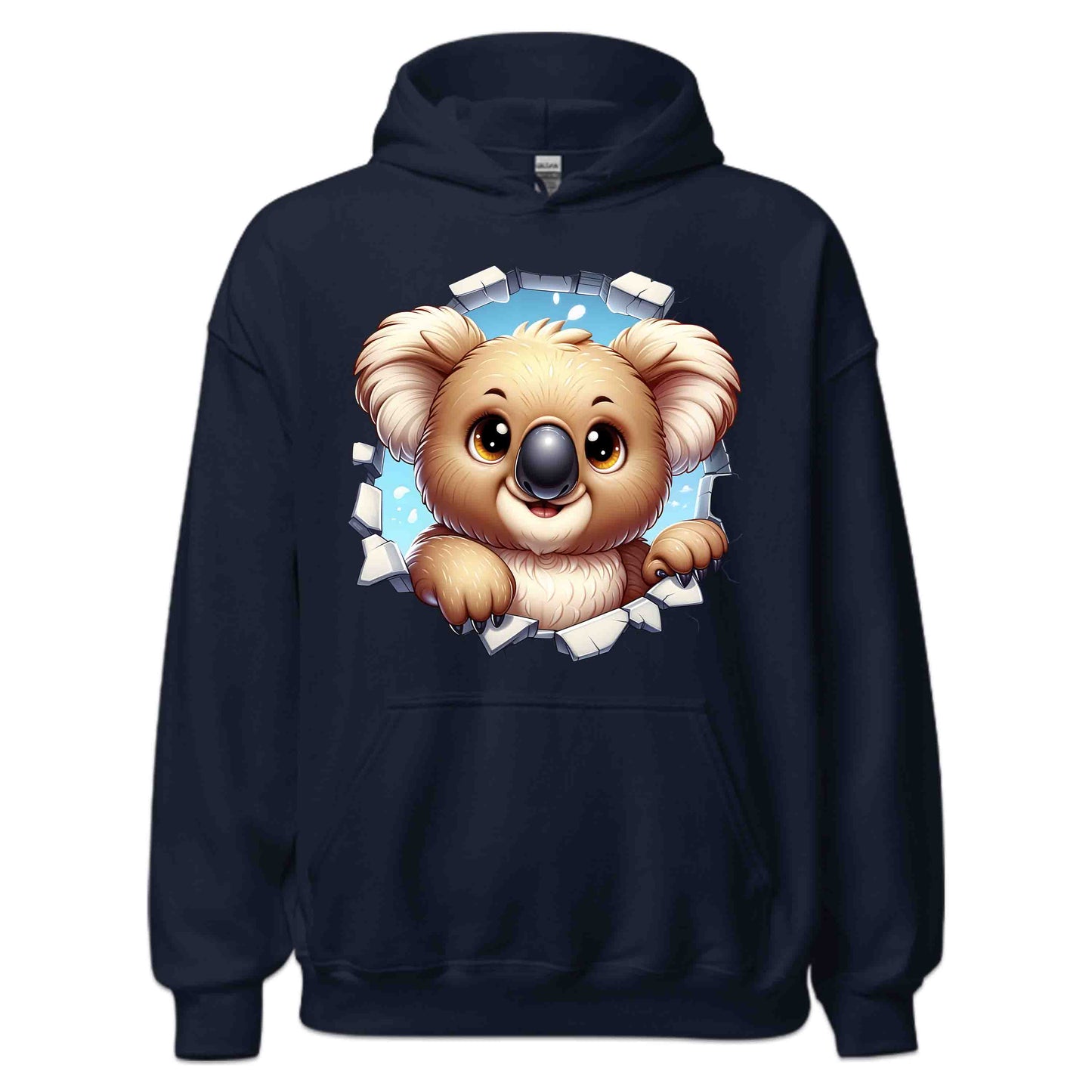 Koala Breaking Through Wall Realistic 3D Koala | PRODUCT CODE: KLOBRKNGWLADT