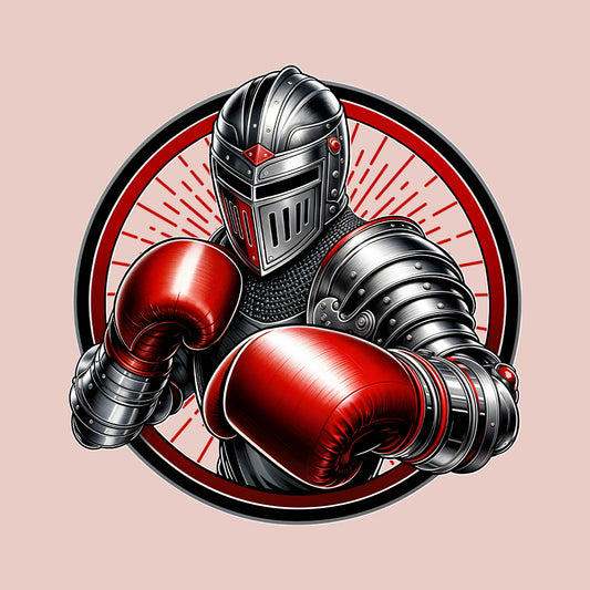 Knight Warrior with Boxing Gloves Fierce Medieval Fighter | PRODUCT CODE: KNGHTWRGLBAOIW