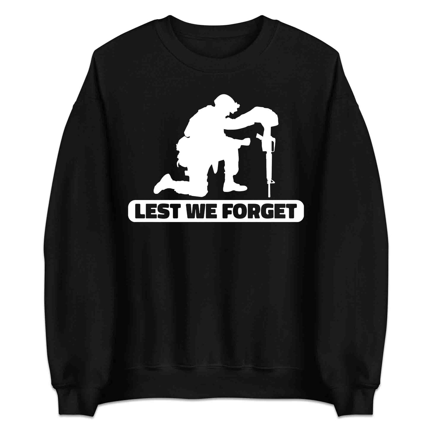 Lest We Forget Memorial T-Shirt, ANZAC Day Jumper & Veteran Hoodie – Honoring Fallen Heroes Apparel | PRODUCT CODE: LASDTERFM