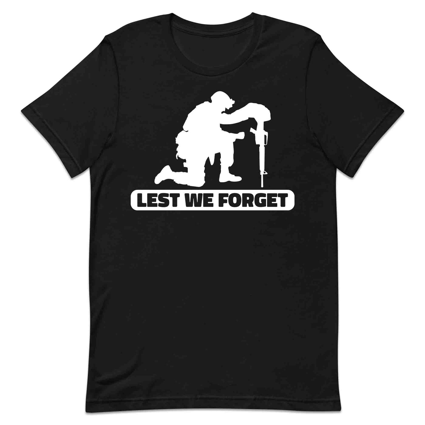 Lest We Forget Memorial T-Shirt, ANZAC Day Jumper & Veteran Hoodie – Honoring Fallen Heroes Apparel | PRODUCT CODE: LASDTERFM