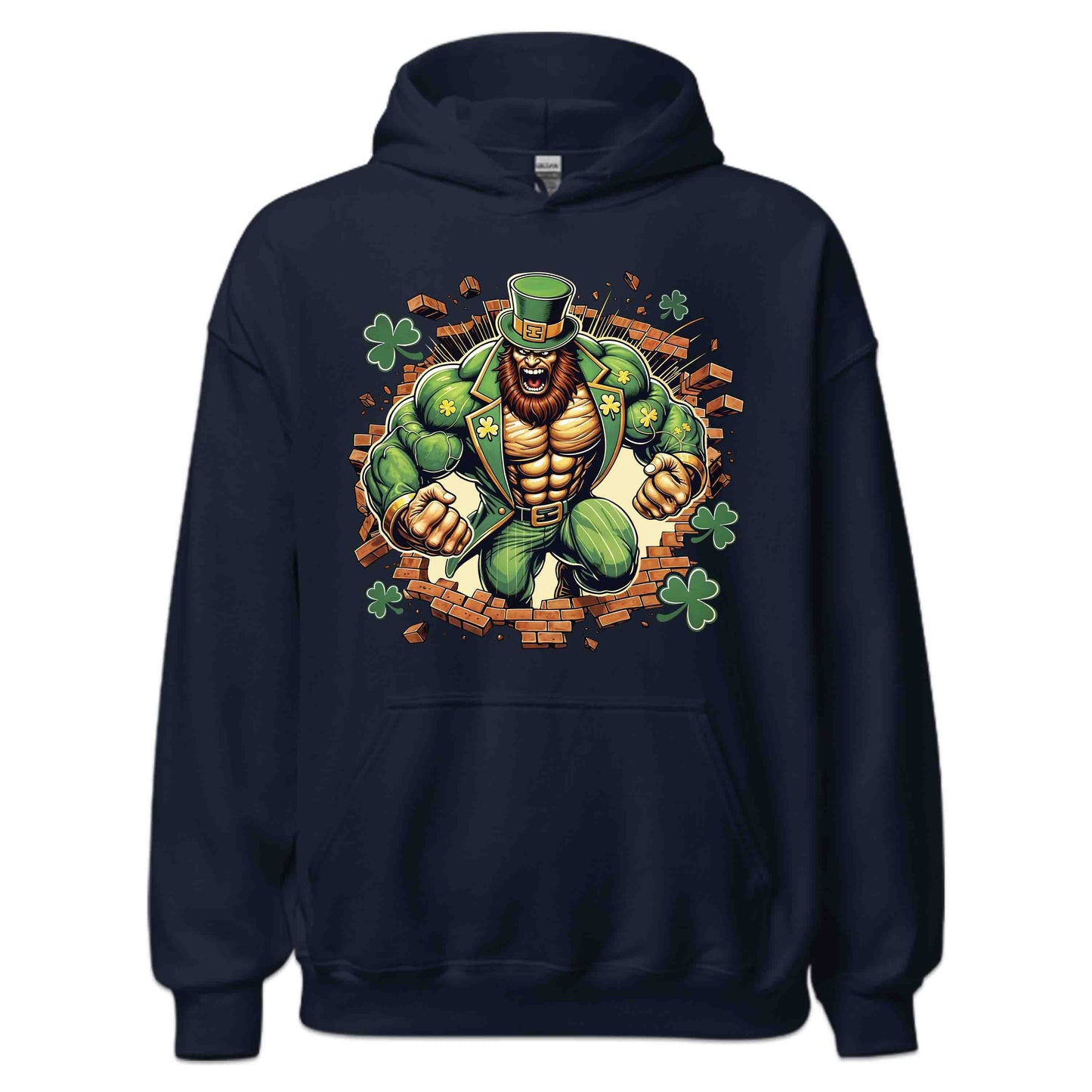 Leprechaun Breaking Through Wall 3D Realistic Badass St. Patrick’s Day | PRODUCT CODE: LEPRCHBKNGWLA