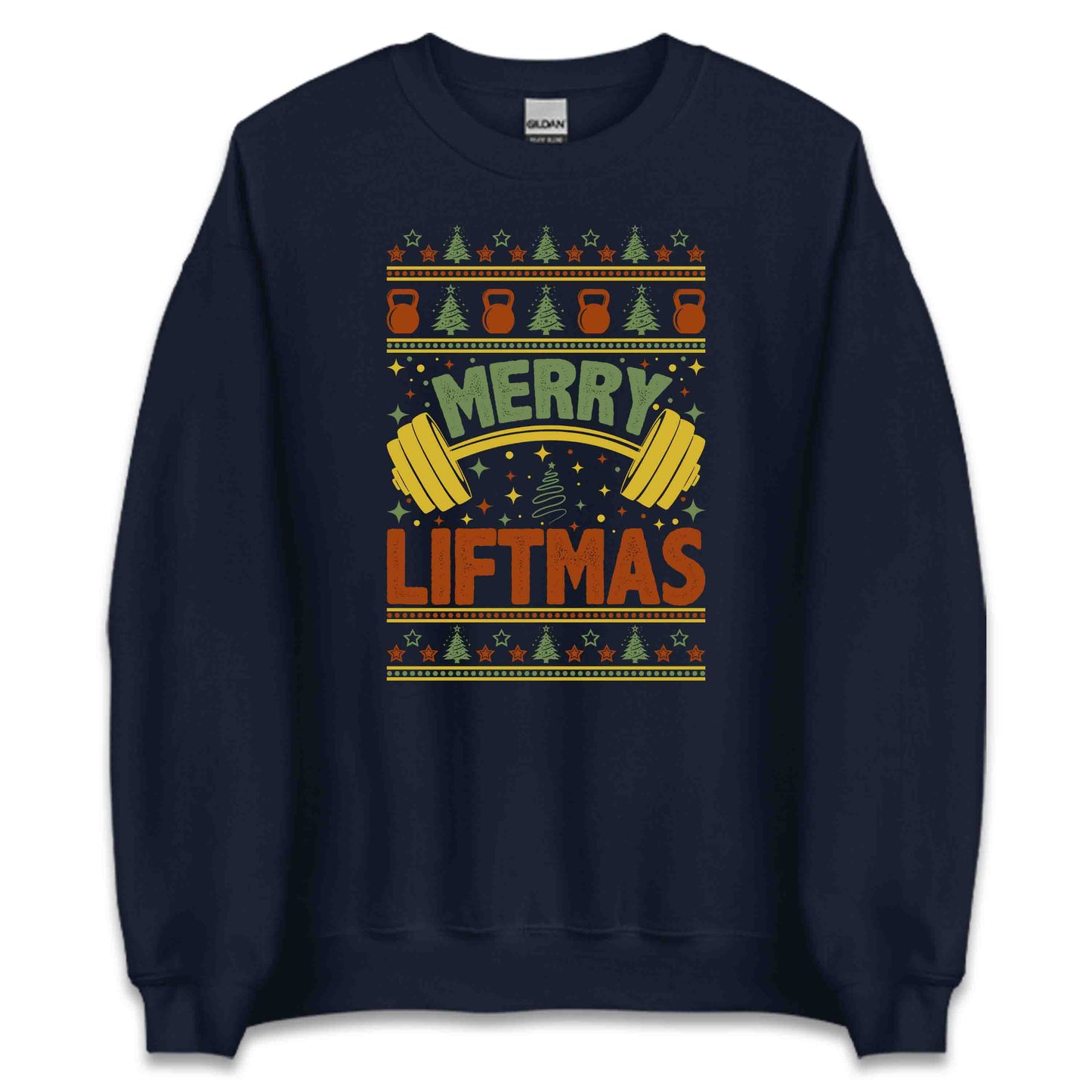 Merry Liftmas Christmas Gym Xmas Fitness Workout Enthusiast | PRODUCT CODE: LFTMSRYGCWE