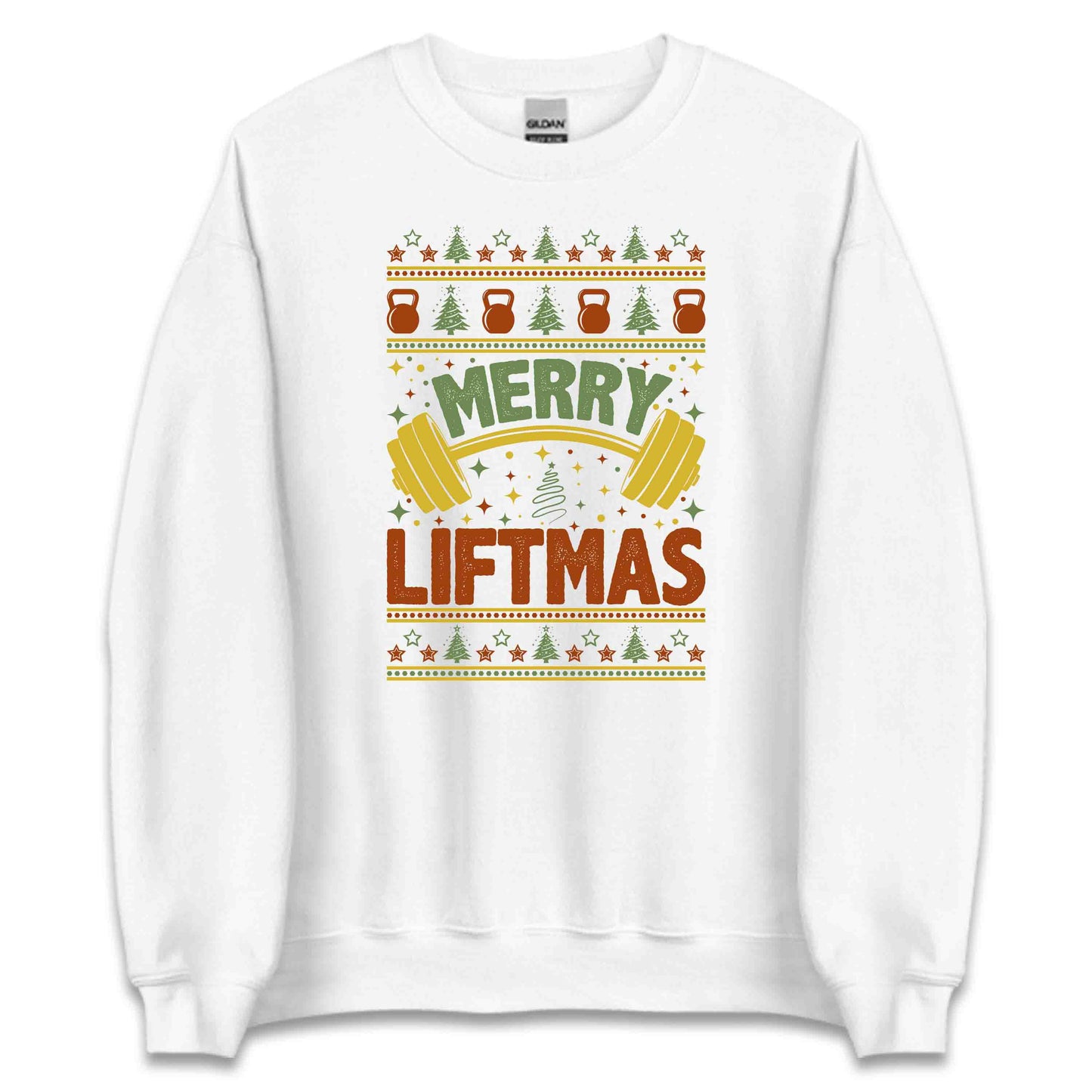 Merry Liftmas Christmas Gym Xmas Fitness Workout Enthusiast | PRODUCT CODE: LFTMSRYGCWE