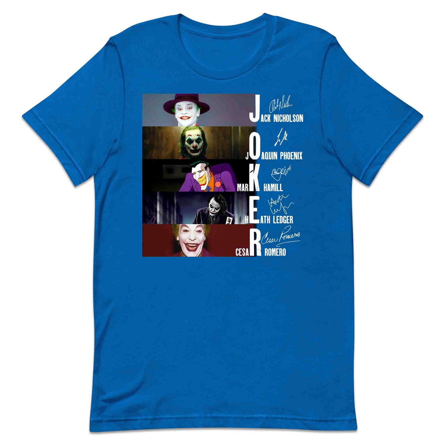 Legendary Jokers Evolution T-Shirt, Nicholson, Ledger, Phoenix & Hamill Tribute Hoodie – DC Villains Apparel | PRODUCT CODE: LGSBXCIYU