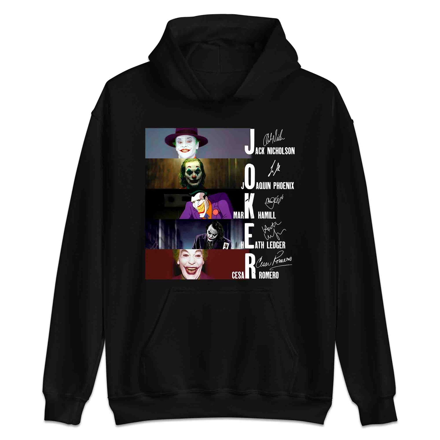 Legendary Jokers Evolution T-Shirt, Nicholson, Ledger, Phoenix & Hamill Tribute Hoodie – DC Villains Apparel | PRODUCT CODE: LGSBXCIYU