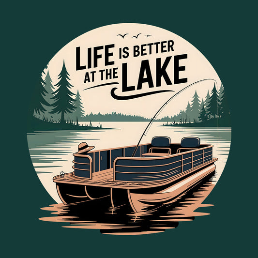 Lake Life Bliss T-Shirt, Pontoon Boat Sweatshirt, Summer Relaxation Hoodie | PRODUCT CODE: LKWERKBSD