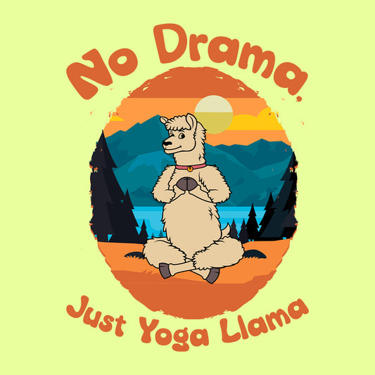 Cute Llama No Drama Just Yoga Llama | PRODUCT CODE: LMANDJYGM