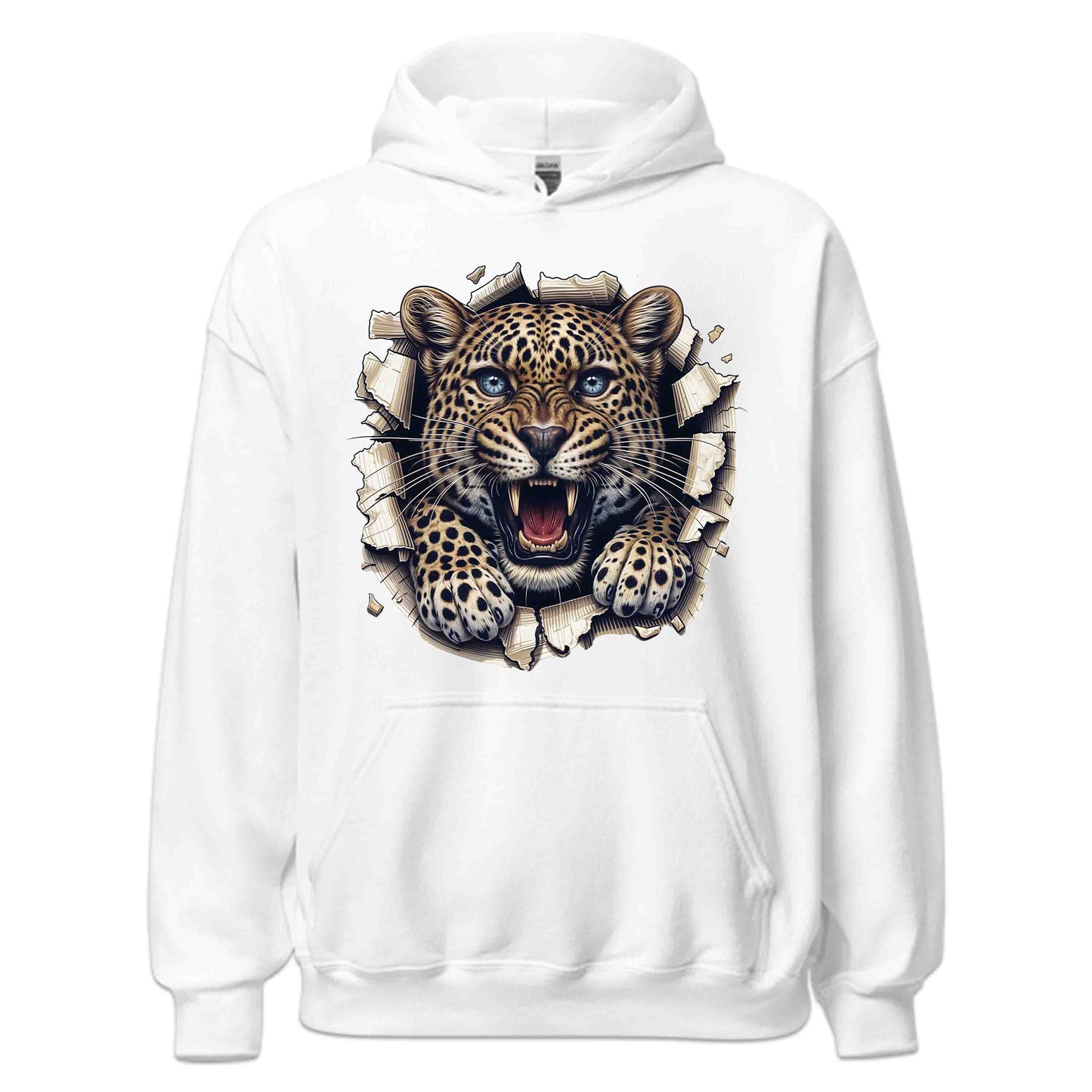 Leopard Breaking Through Wall Realistic 3D Big Cat | PRODUCT CODE: LPORDBKNGWLBE