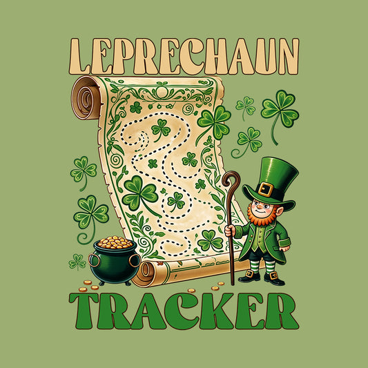 Leprechaun Tracker St. Patrick's Day Treasure Map Fun Irish Shamrock | PRODUCT CODE: LPRNUYERBXKJA