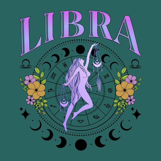 Libra Zodiac Star Sign Celestial Horoscope | PRODUCT CODE: LRBAZOHR