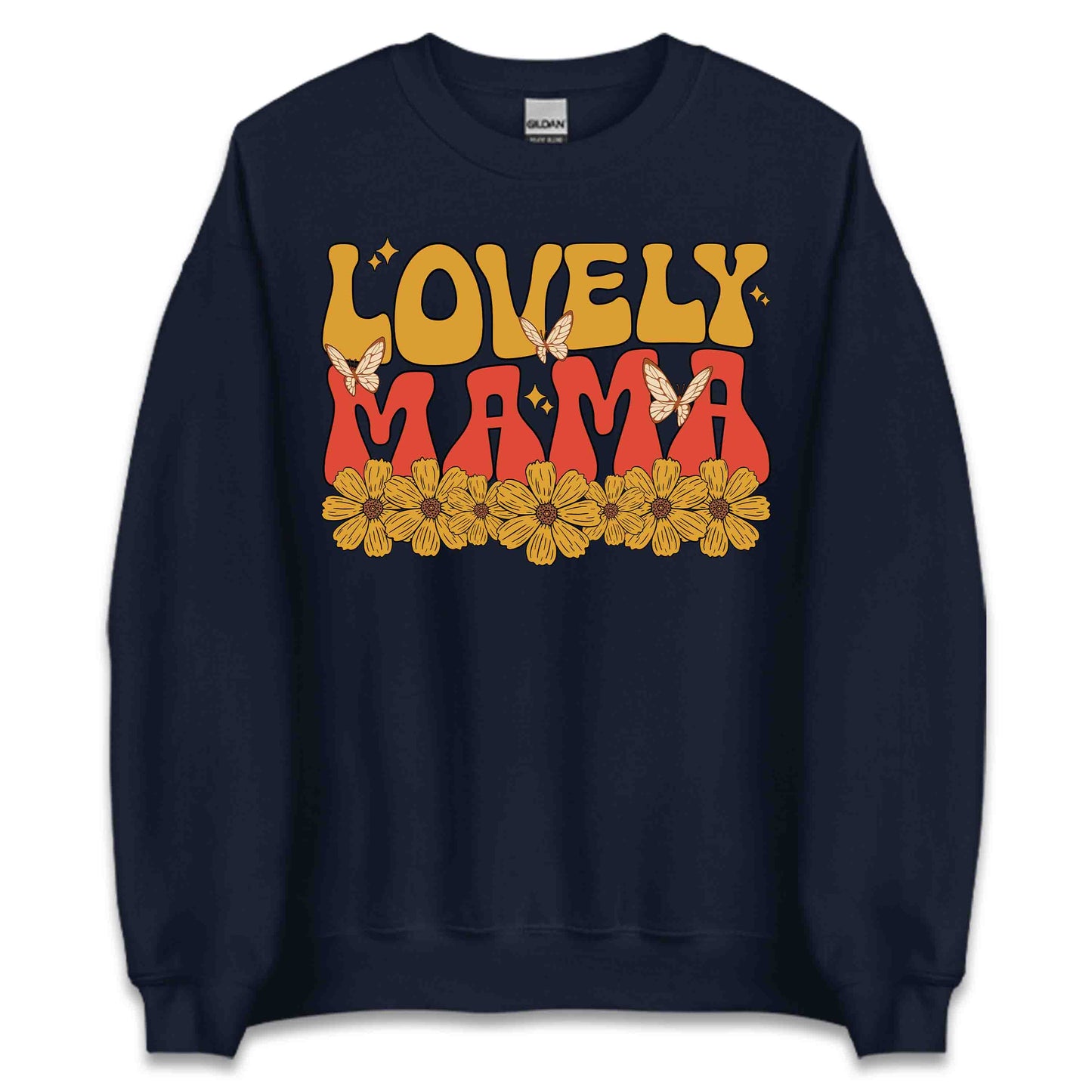 Lovely Mama Retro Floral Vintage Inspired Butterfly Mother's Day | PRODUCT CODE: LVMARTOFLONGP