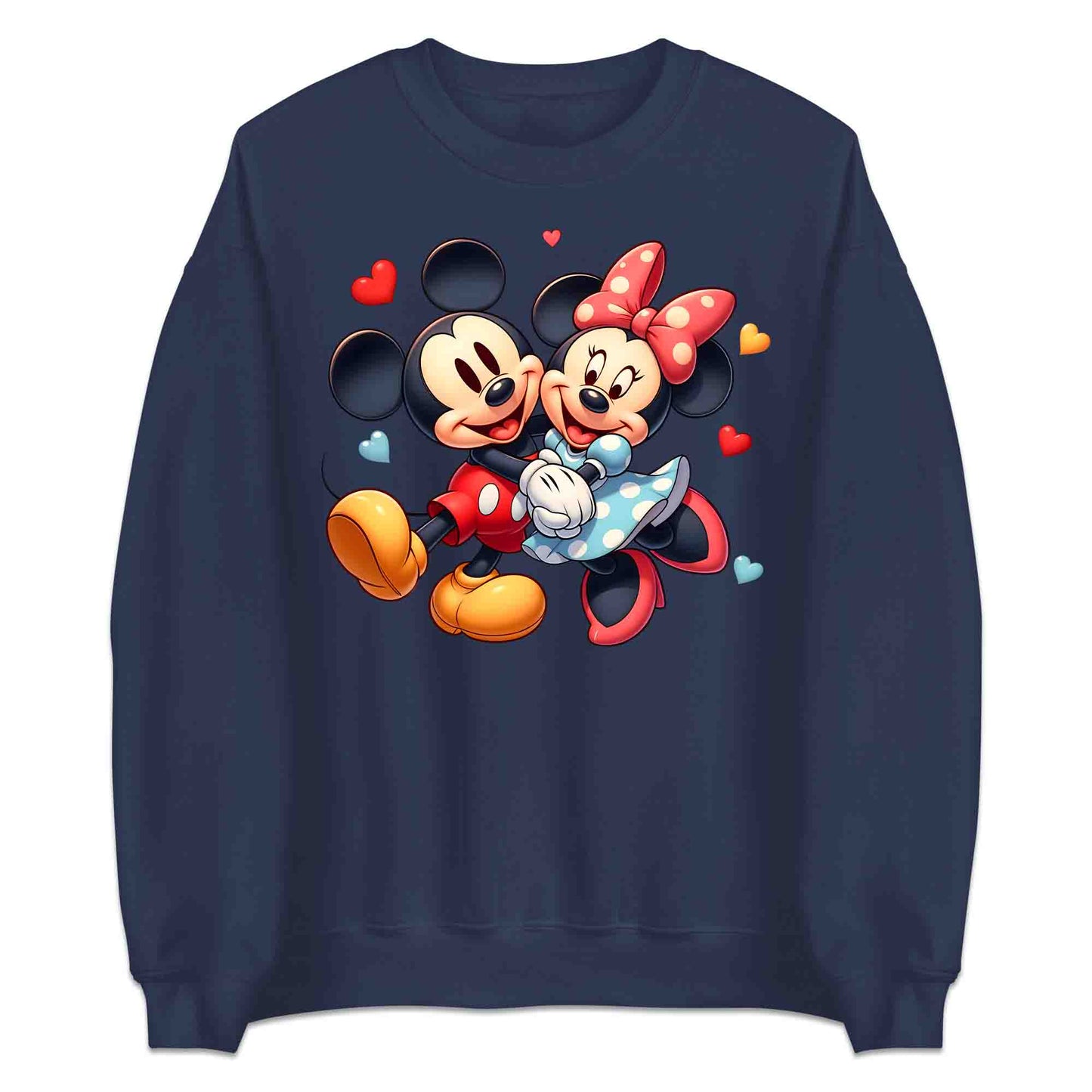 Mickey & Minnie Couple T-Shirt | Cute Matching Jumper| Disney Romantic Hoodie | PRODUCT CODE: MADSKTWECIP