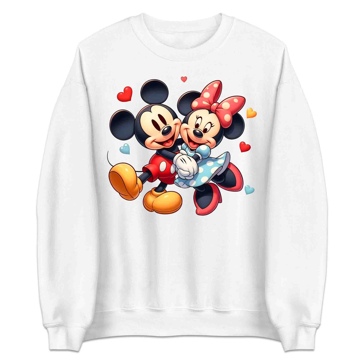 Mickey & Minnie Couple T-Shirt | Cute Matching Jumper| Disney Romantic Hoodie | PRODUCT CODE: MADSKTWECIP