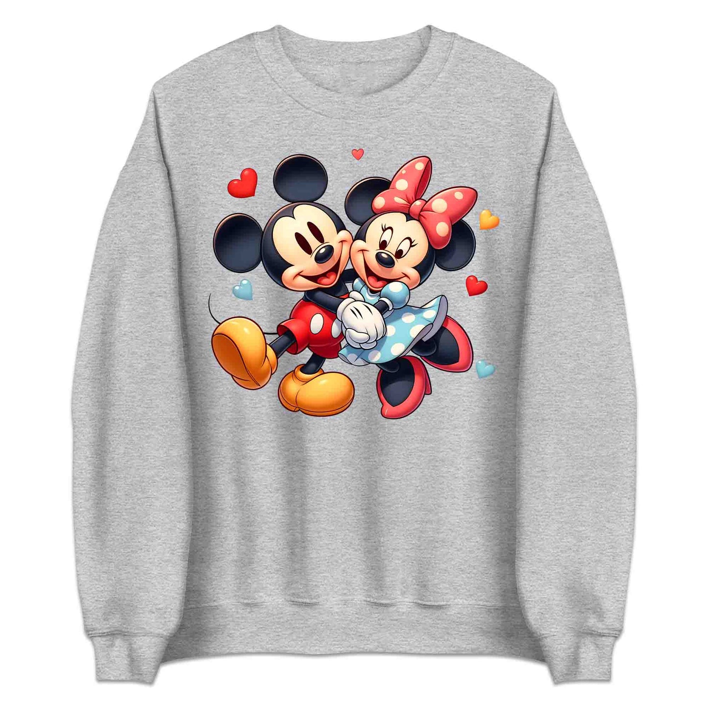 Mickey & Minnie Couple T-Shirt | Cute Matching Jumper| Disney Romantic Hoodie | PRODUCT CODE: MADSKTWECIP