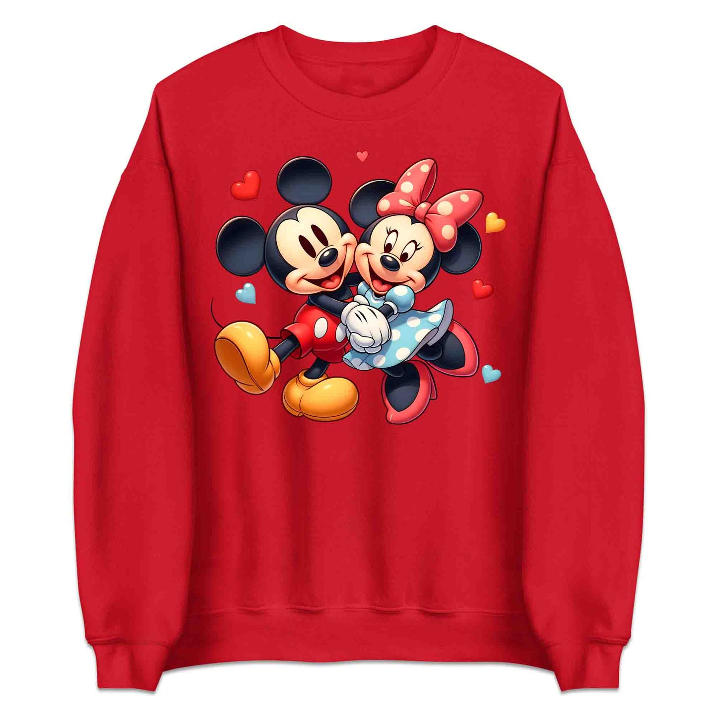 Mickey & Minnie Couple T-Shirt | Cute Matching Jumper| Disney Romantic Hoodie | PRODUCT CODE: MADSKTWECIP