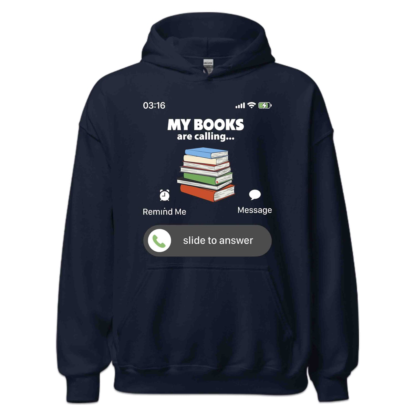 My Books Are Calling & I Must Read Funny Phone Call World Book Day Avid Readers | PRODUCT CODE: MBYKOARCLNG