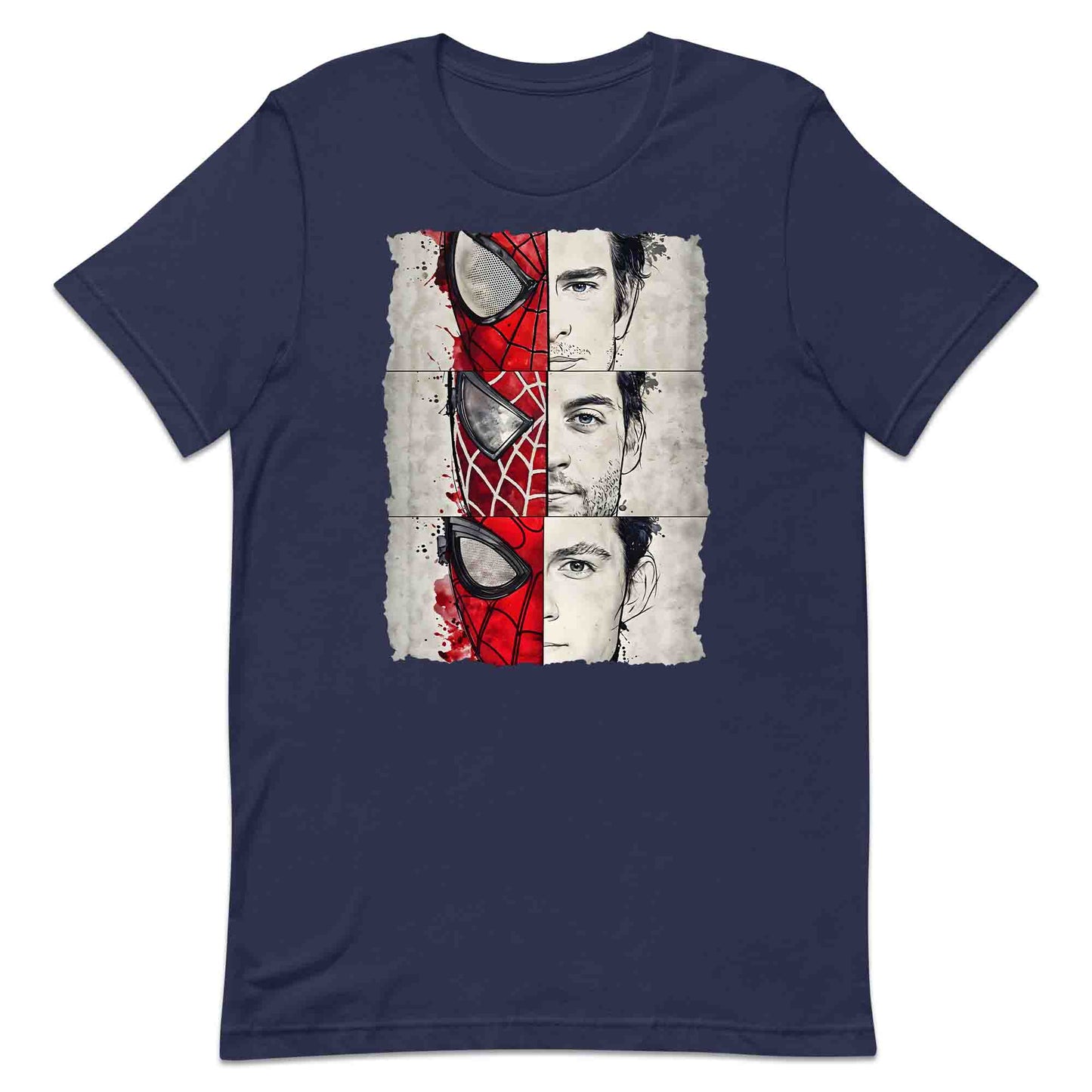 Spider-Man Trio T-Shirt, Tobey, Andrew & Tom Jumper – Marvel Multiverse Hero Hoodie & MCU Apparel | PRODUCT CODE: MCBEWQPL