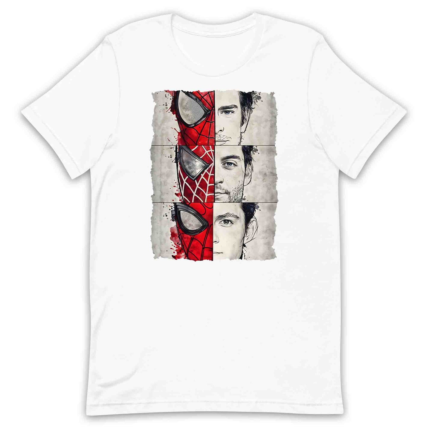 Spider-Man Trio T-Shirt, Tobey, Andrew & Tom Jumper – Marvel Multiverse Hero Hoodie & MCU Apparel | PRODUCT CODE: MCBEWQPL