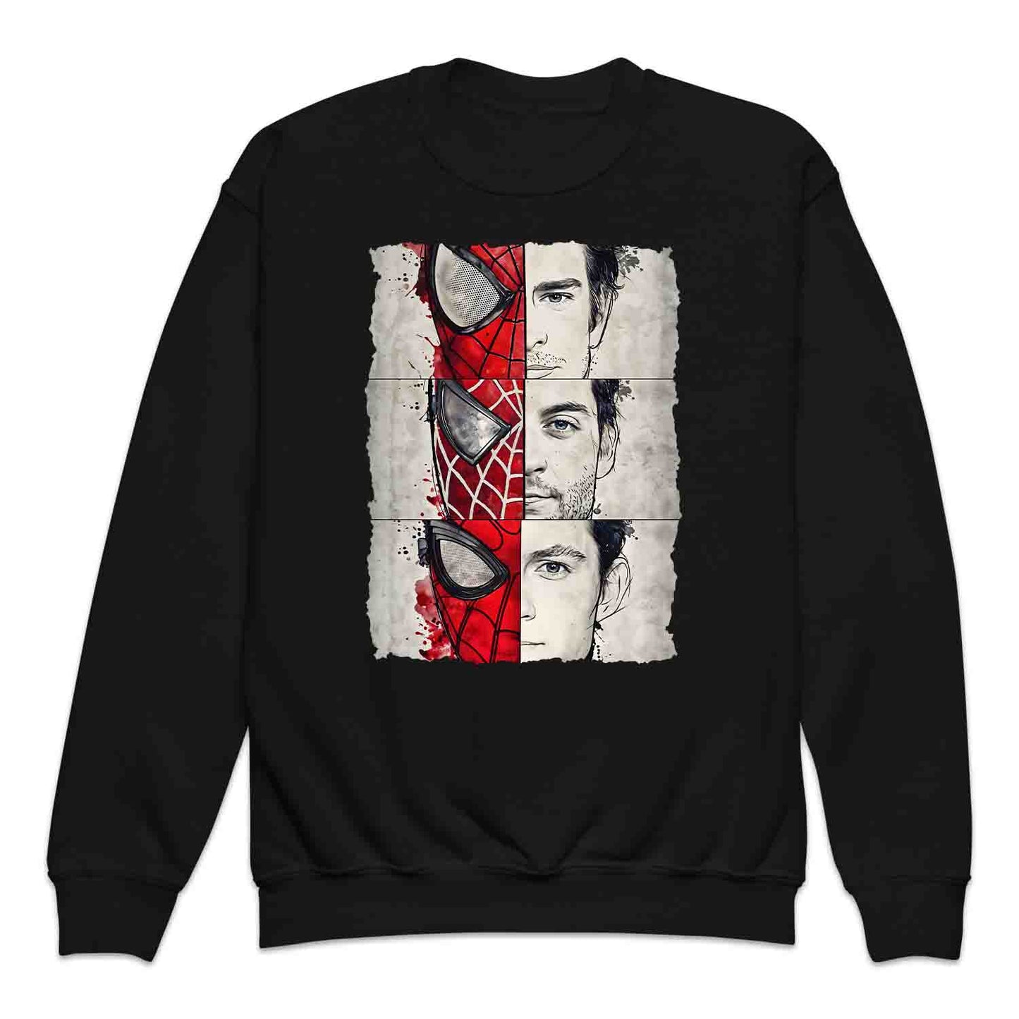 Spider-Man Trio Kids T-Shirt, Tobey, Andrew & Tom Jumper – Marvel Multiverse Hero Hoodie & MCU Apparel | PRODUCT CODE: MCBEWQPL