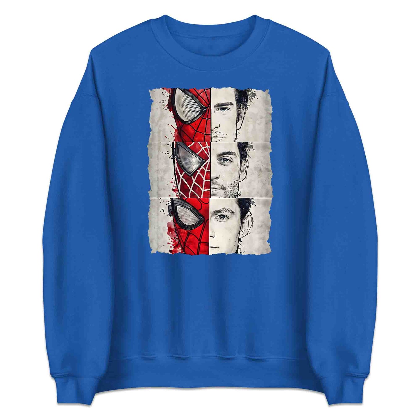 Spider-Man Trio T-Shirt, Tobey, Andrew & Tom Jumper – Marvel Multiverse Hero Hoodie & MCU Apparel | PRODUCT CODE: MCBEWQPL
