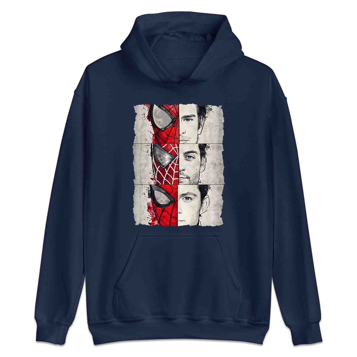 Spider-Man Trio T-Shirt, Tobey, Andrew & Tom Jumper – Marvel Multiverse Hero Hoodie & MCU Apparel | PRODUCT CODE: MCBEWQPL
